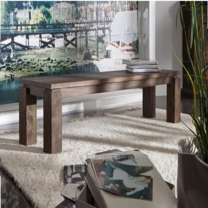 Solid Sheesham Wood Bench For Living room & Dining Room